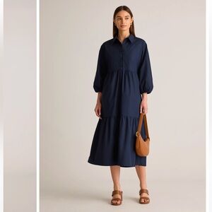Quince Organic Cotton Midi Tunic Dress, NWT, Various